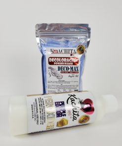 Kachita Powder Bleach Blue Deco-Max + Developer Peroxide 20% Purple