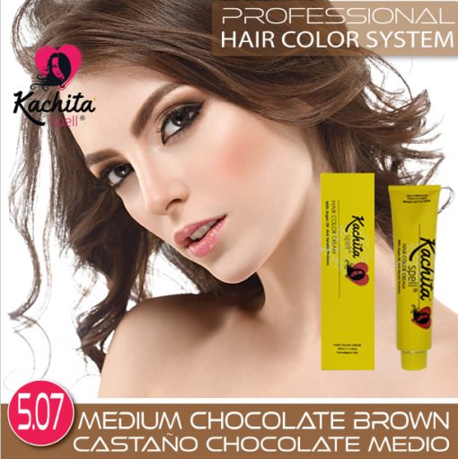 Castaño Chocolate Medio 5.07 tintes para cabello de Kachita Spell